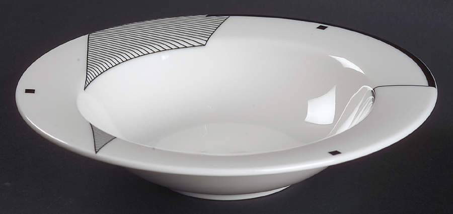 Angles (Mikasa Backstamp) Rim Fruit/Dessert (Sauce) Bowl by Mikasa-1