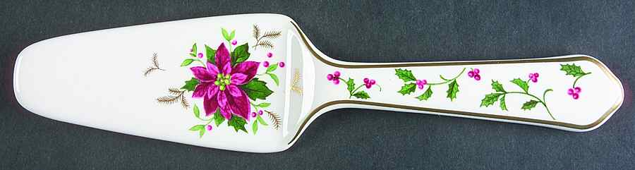 Holiday Delight Solid Ceramic Pie/Cake Server by Mikasa-1