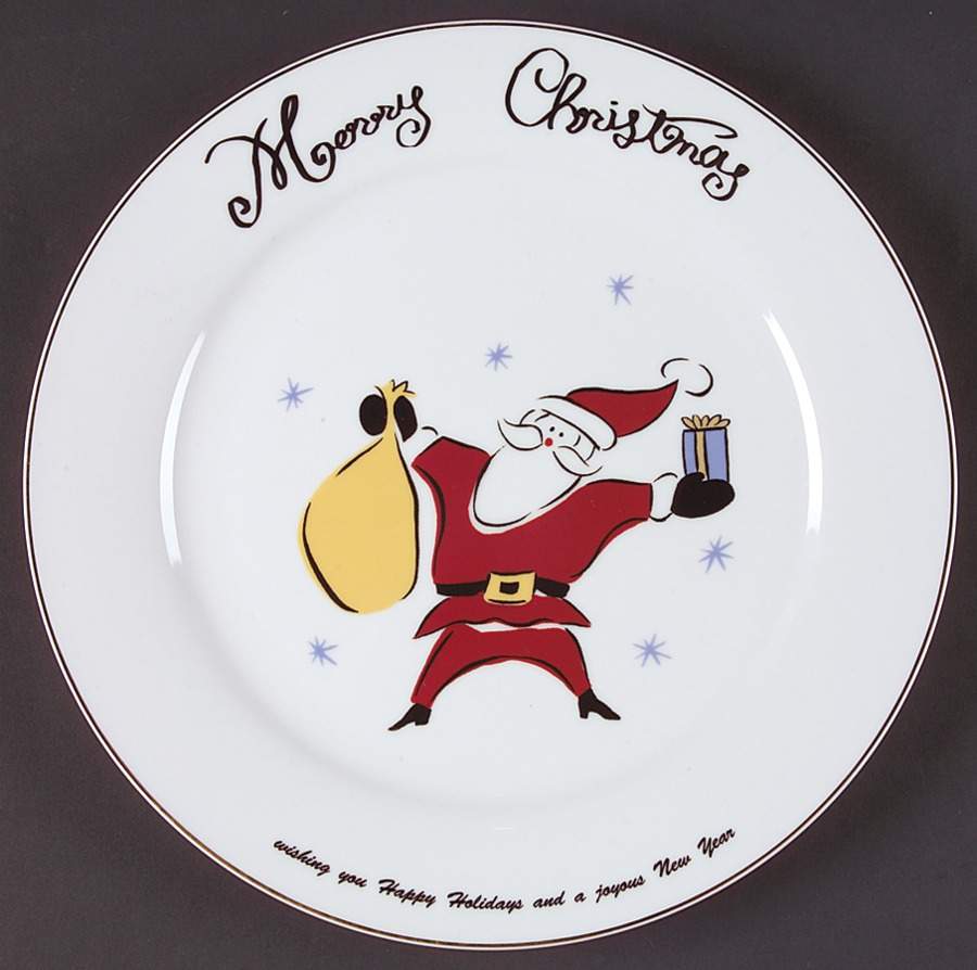 Merry Christmas Dinner Plate by Merry Brite (China)-1