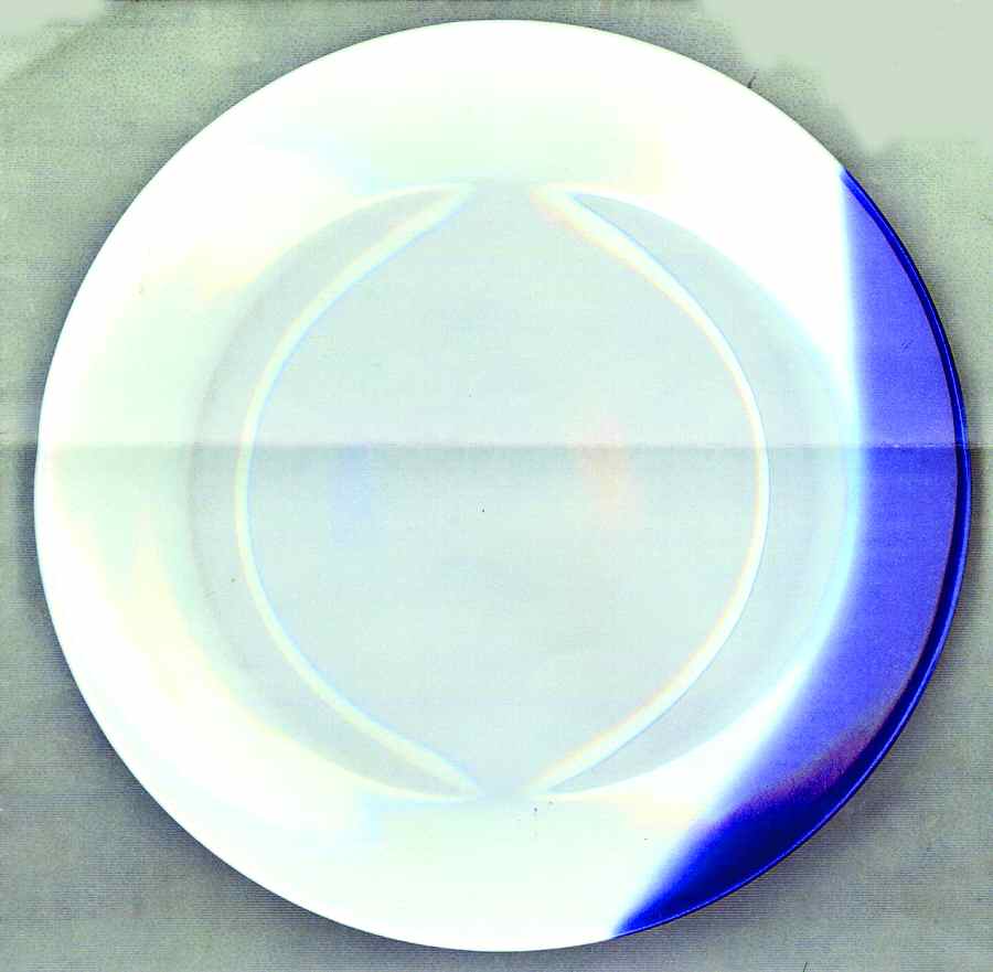 Touch of Blue Dinner Plate by Modus Design-1