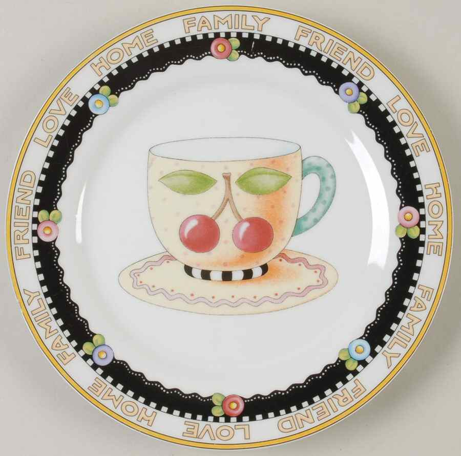 Love, Home, Family, Friends Salad Plate by Mary Engelbreit-1