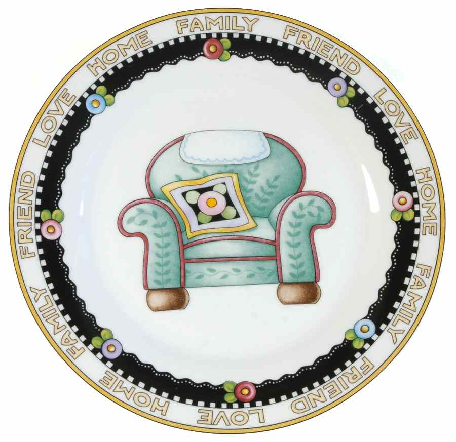 Love, Home, Family, Friends Salad Plate by Mary Engelbreit-1