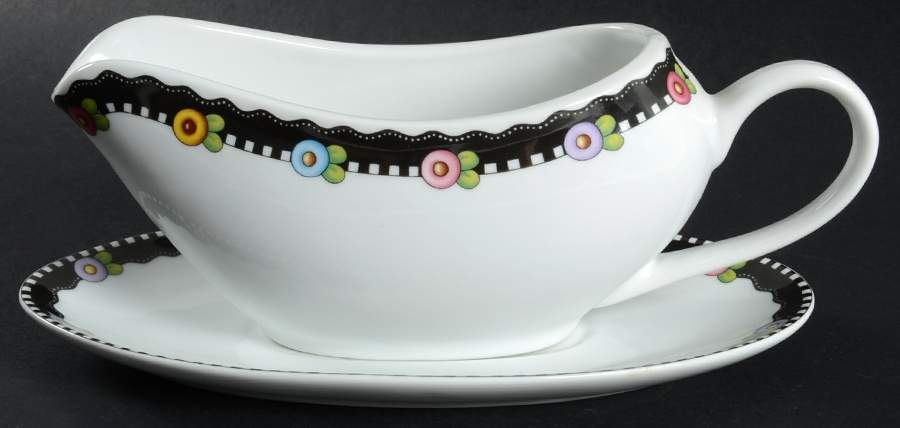Love, Home, Family, Friends Gravy Boat & Underplate by Mary Engelbreit-1