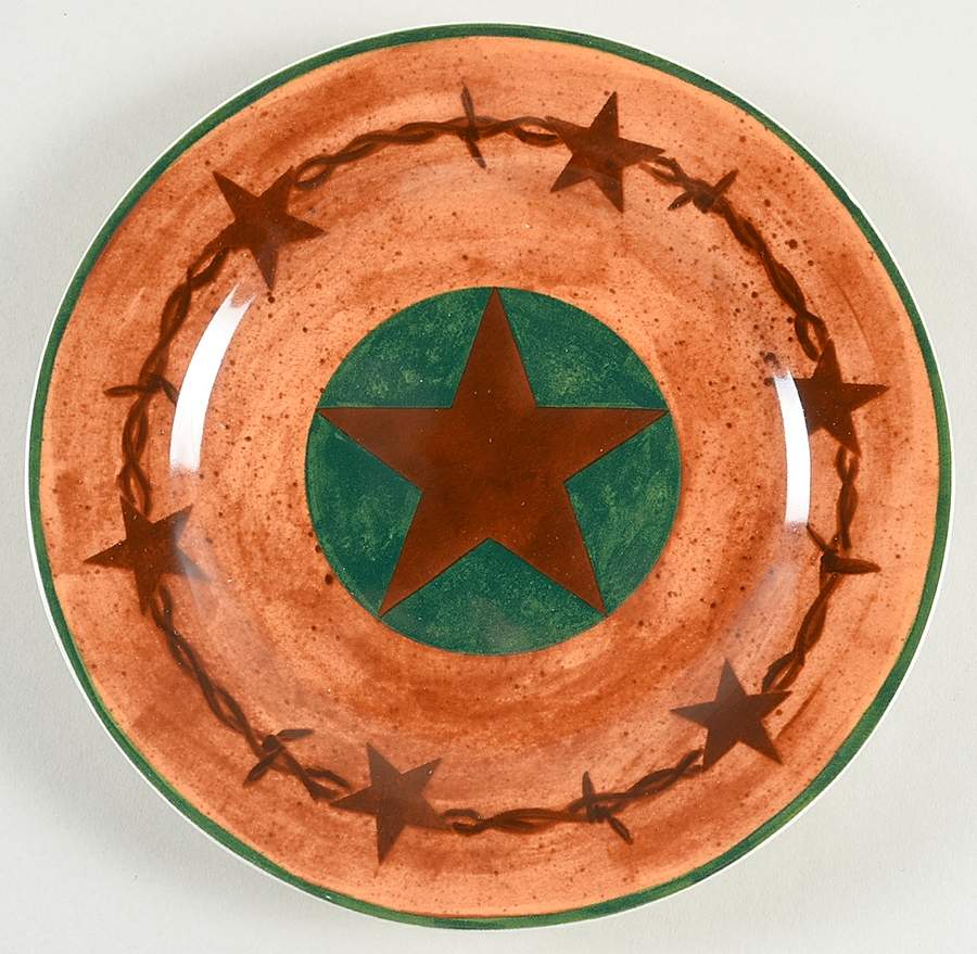 Lone Star Salad Plate by M&F Western Products-1