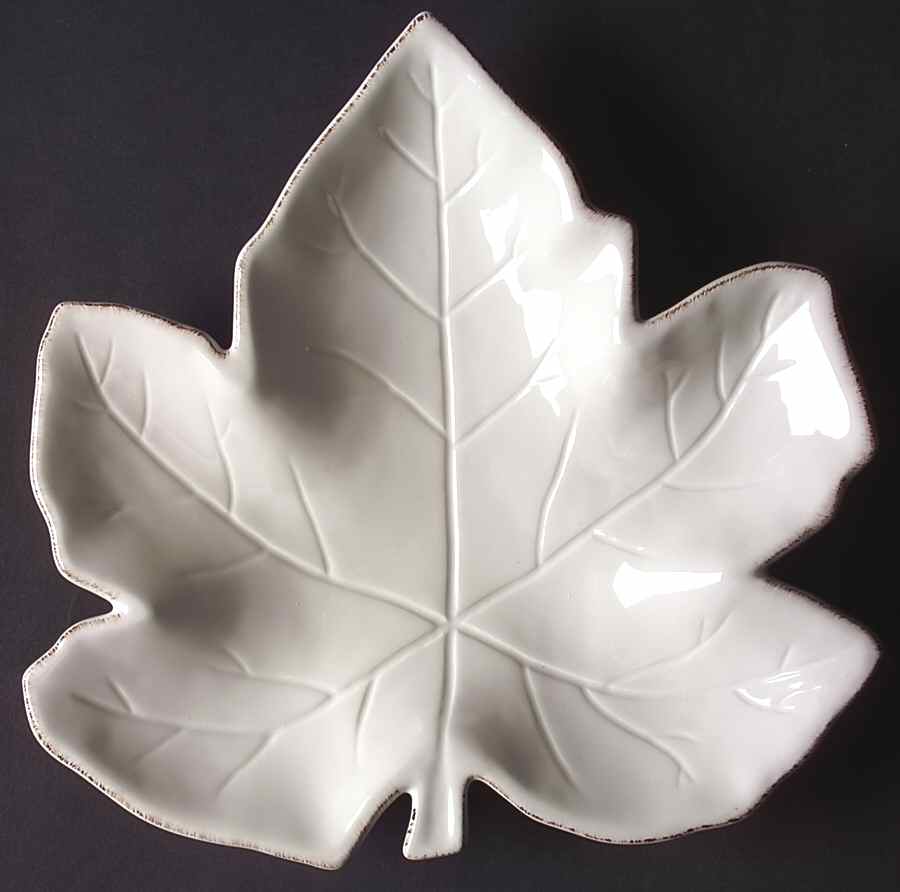 Countryside Harvest Leaf Shape Salad Plate by Mikasa-1