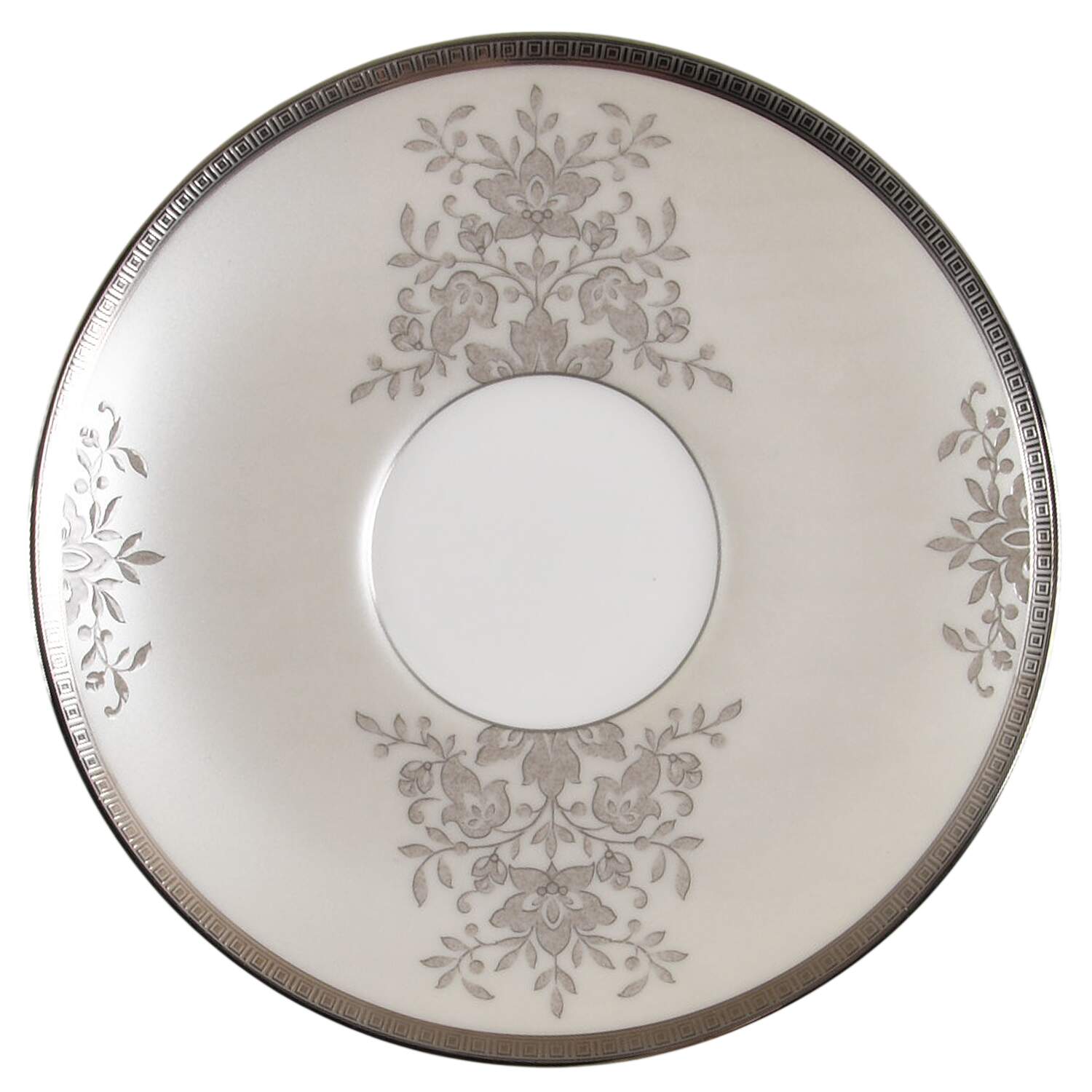 Floral Elegance Platinum Saucer by Mikasa-1