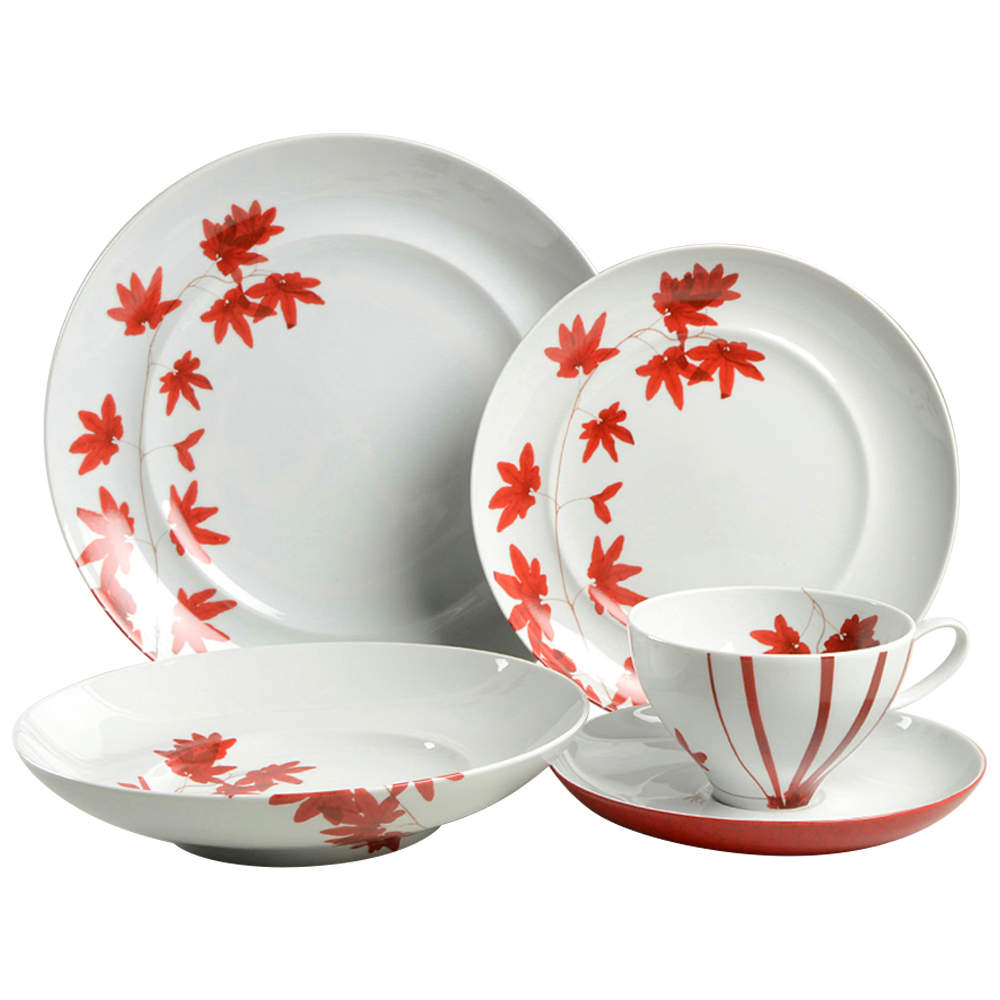 Pure Red 40 Piece Estate Set by Mikasa-1