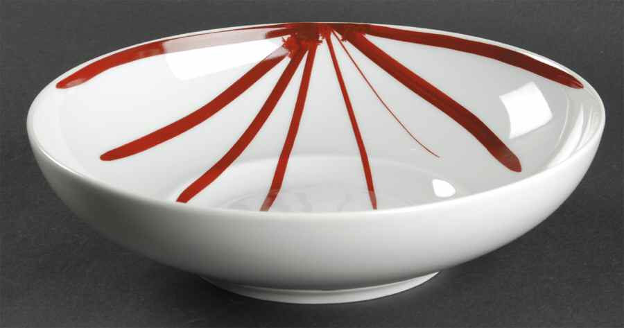 Pure Red 9" Individual Pasta Bowl by Mikasa-1
