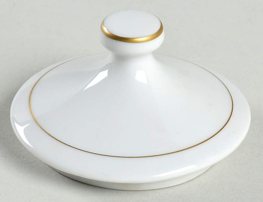 Gold Lace Lid for Sugar Bowl by Mimosa-1