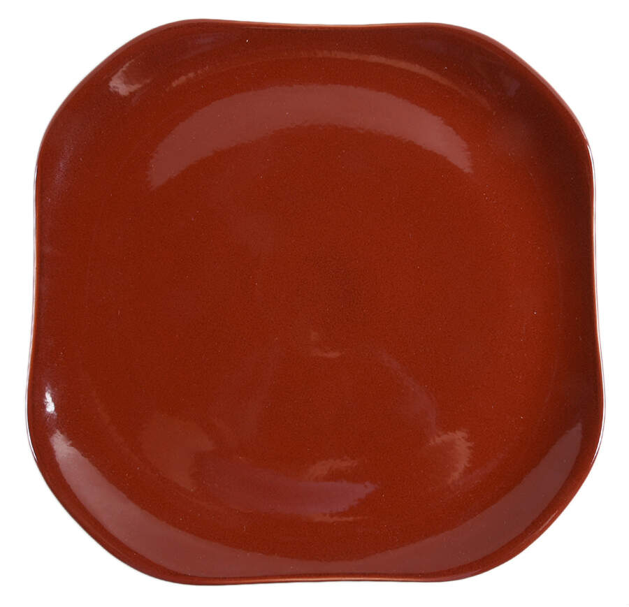 Global Cuisine Red 13" Square Serving Platter by Mikasa-1