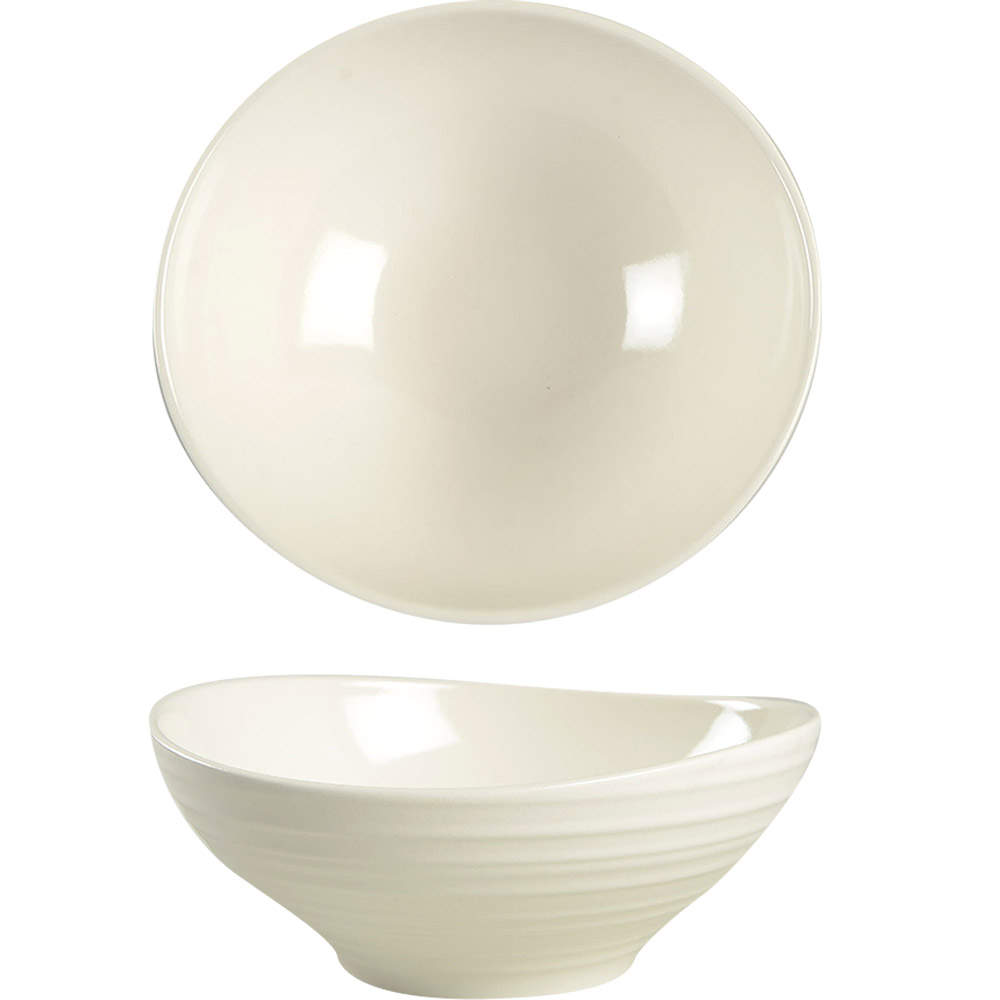 Swirl White Coupe Cereal Bowl by Mikasa-1