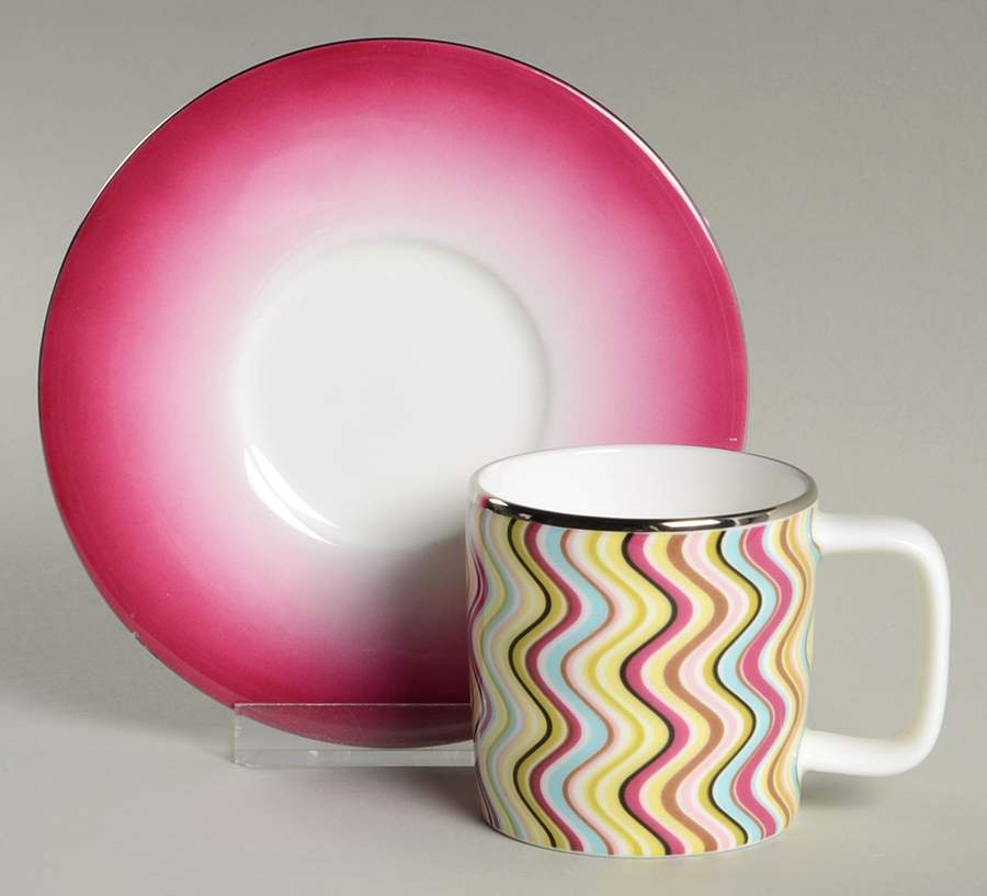 Margherita Flat Demitasse Cup & Saucer Set by Missoni Home-1