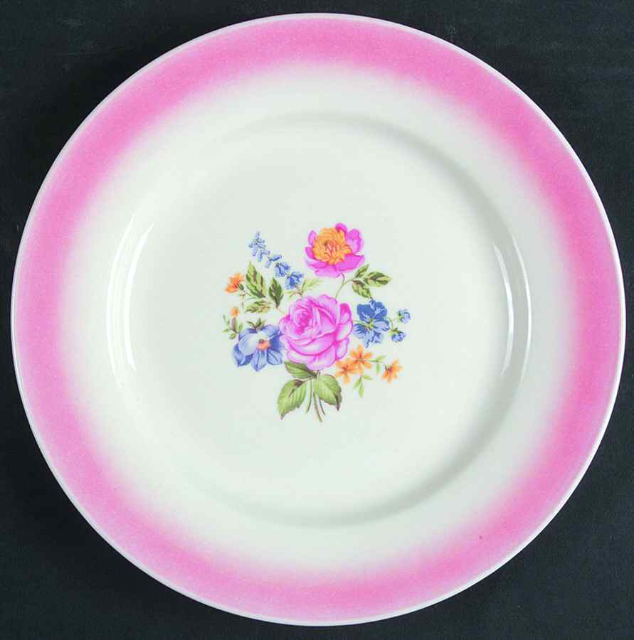 Heirloom Rose Pink Salad Plate by Mainstays-1