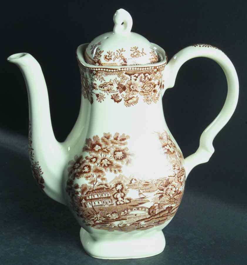 Mandarin Coffee Pot & Lid by Myott Staffordshire-1