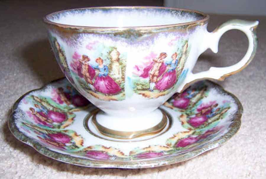 MH11 Footed Cup & Saucer Set by Marco China-1
