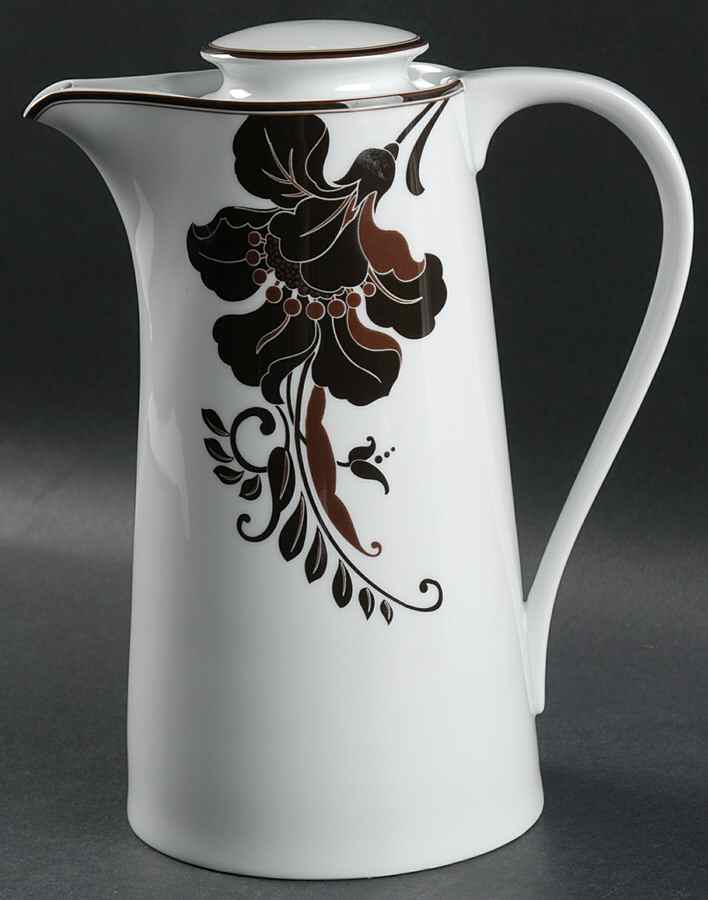Cocoa Blossom Coffee Pot & Lid by Mikasa-1