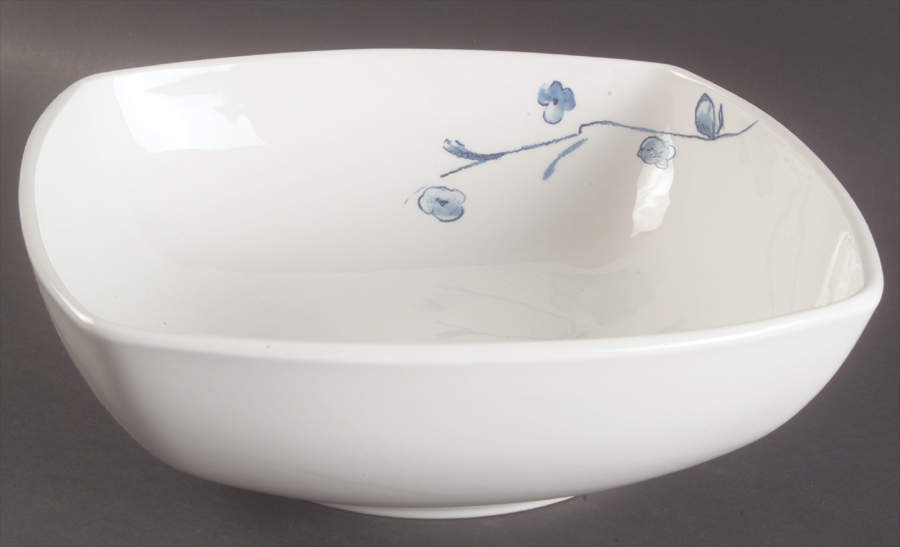 Wispy Floral 9" Square Vegetable Bowl by Mikasa-1