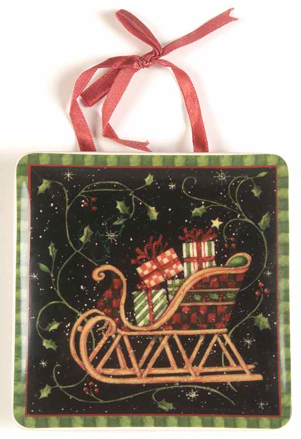 Primitive Christmas Wall Plate by Manual Woodworkers-1