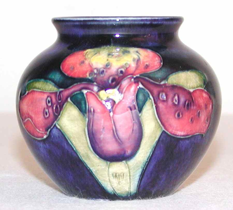Orchid 2" Vase by Moorcroft-1