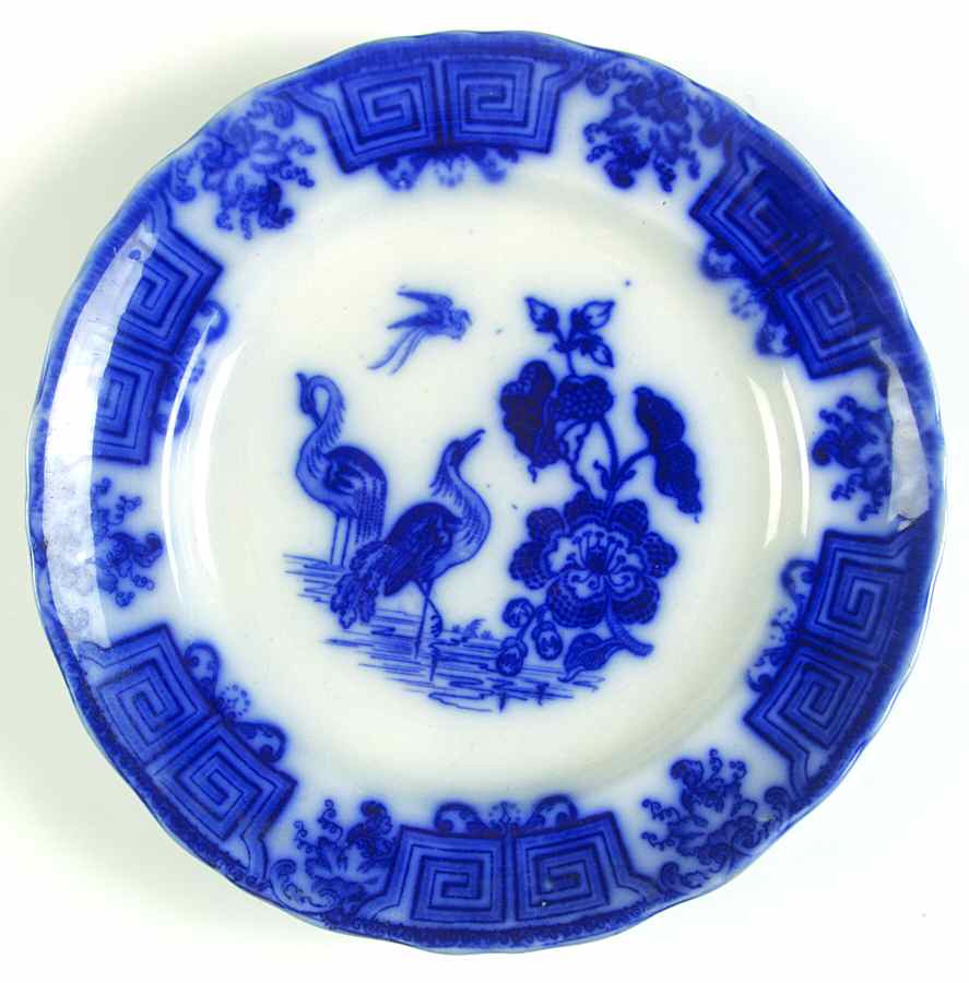 Oriental Birds Salad Plate by Mellor Venables-1
