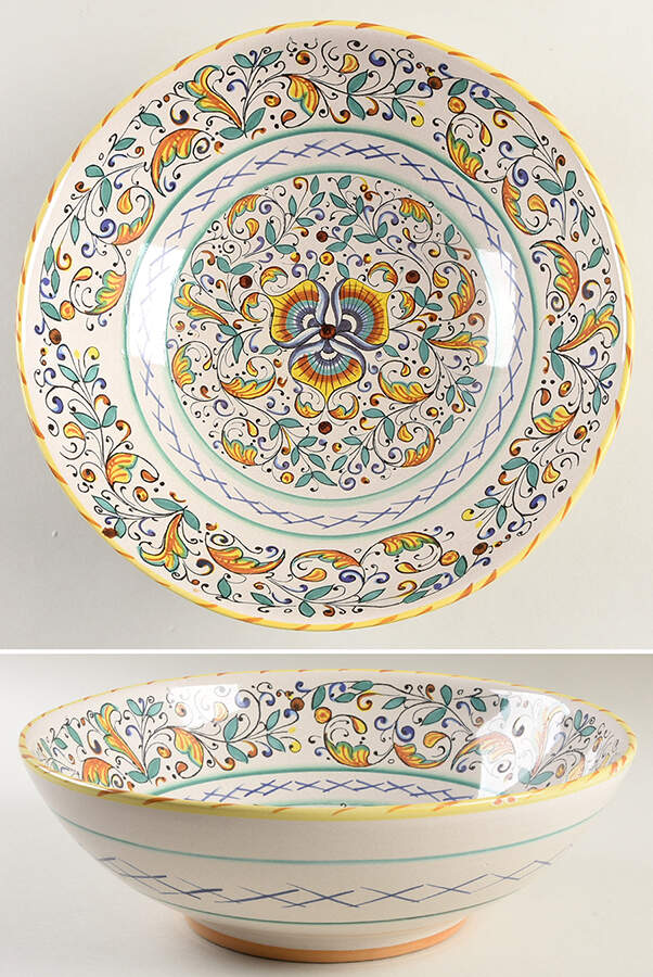 MC62 11" Round Vegetable Bowl by Meridiana Ceramiche-1