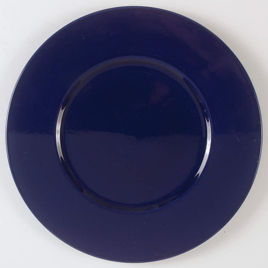 Cobalt Blue Service Plate (Charger) by Mikasa-1