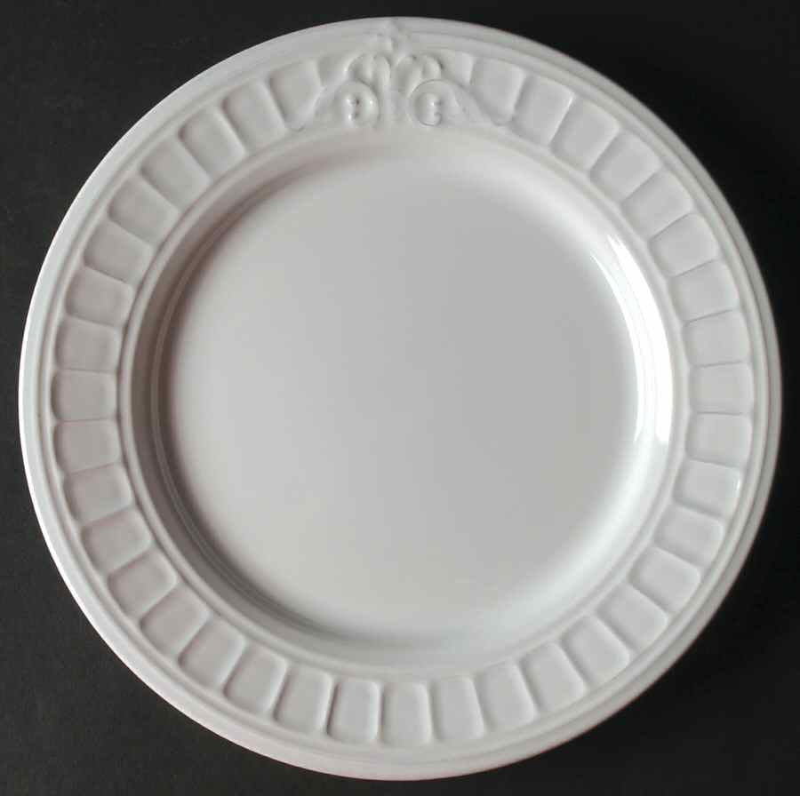 Venice White Dinner Plate by Matceramica-1