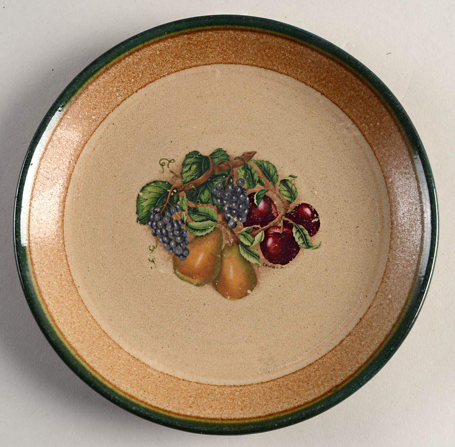 Northern Fruit Luncheon Plate by Monroe Salt Works-1