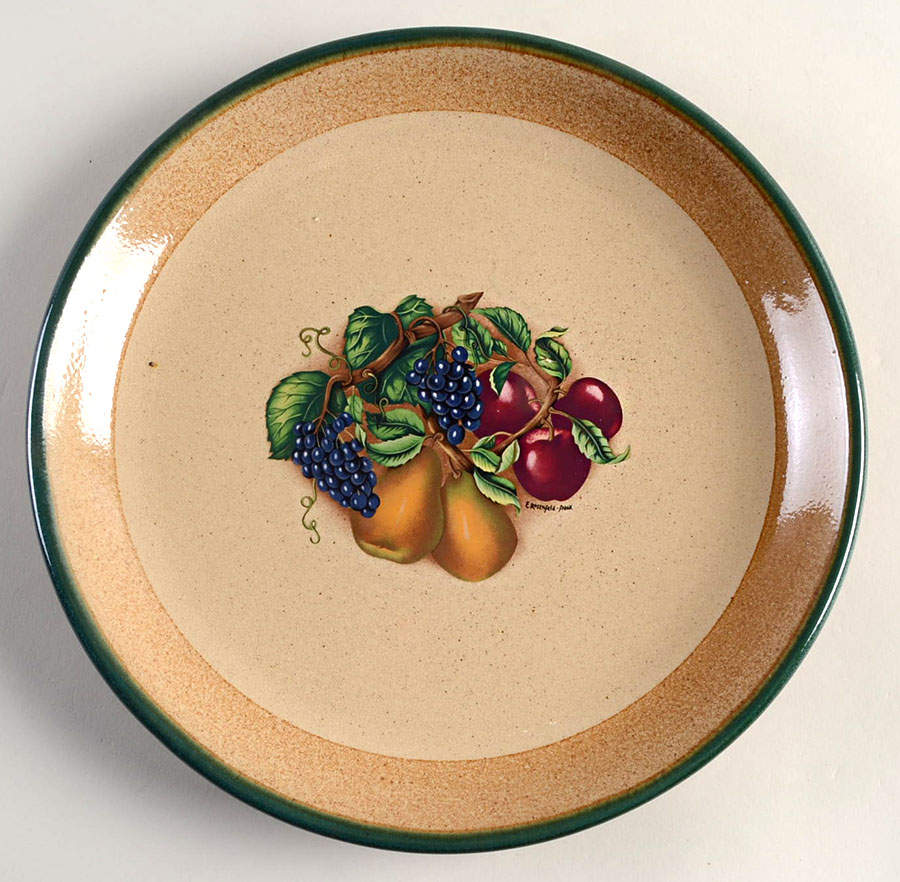 Northern Fruit Dinner Plate by Monroe Salt Works-1