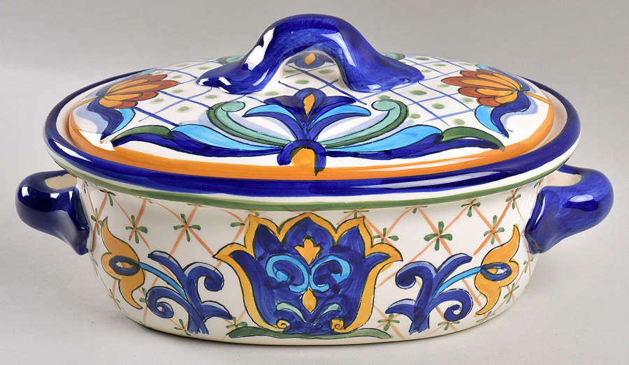 Terra Bella 2 Quart Oval Covered Casserole by Maxcera Corp-1