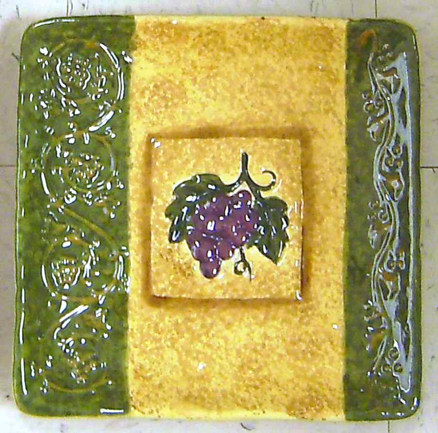 Cabernet du Soleil Salad/Dessert Plate by Manual Woodworkers-1