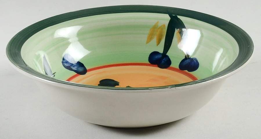 Blueberry Harvest Soup/Cereal Bowl by Moda Fina-1