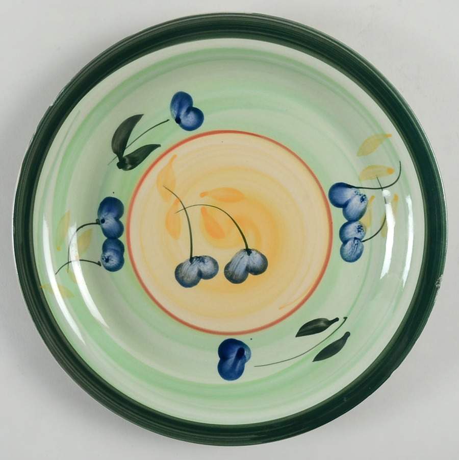 Blueberry Harvest Dinner Plate by Moda Fina-1