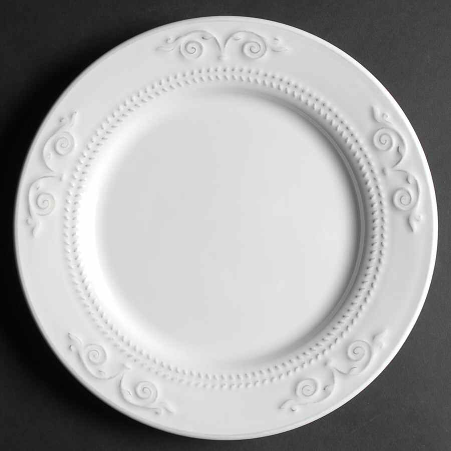 M2A1 White Dinner Plate by Matceramica-1