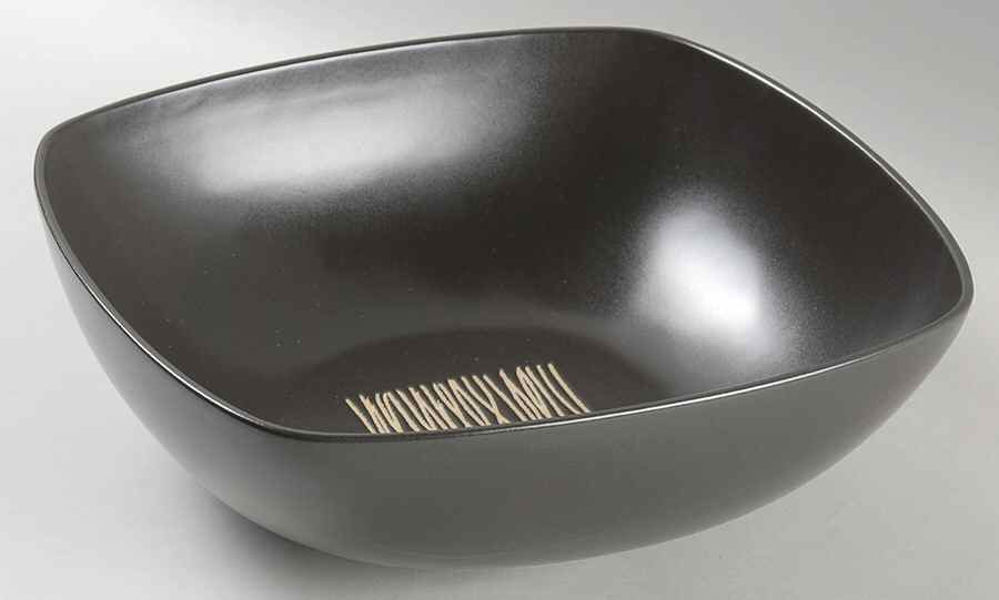 Bamboo Reeds 10" Square Vegetable Bowl by Mikasa-1