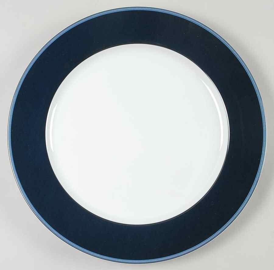 Indigo Bloom Service Plate (Charger) by Mikasa-1