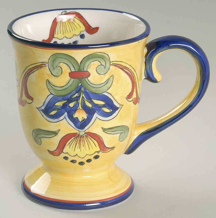 Yellow Talavera Mug by Maxcera Corp-1