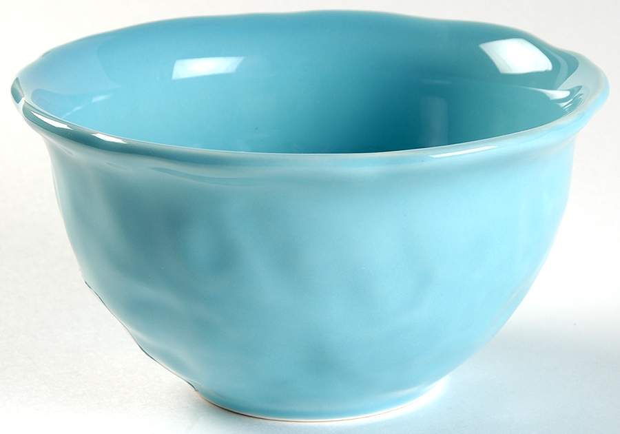 Hand Made (Blue) Soup/Cereal Bowl by Matceramica-1