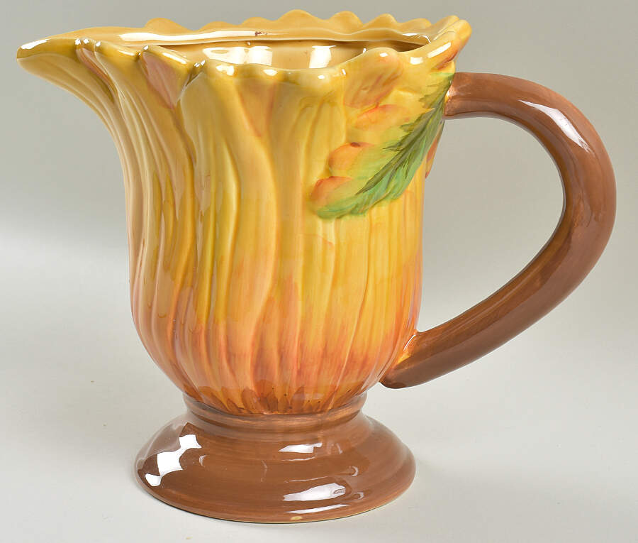 Sunset Sunflower Pitcher by Maxcera Corp-1