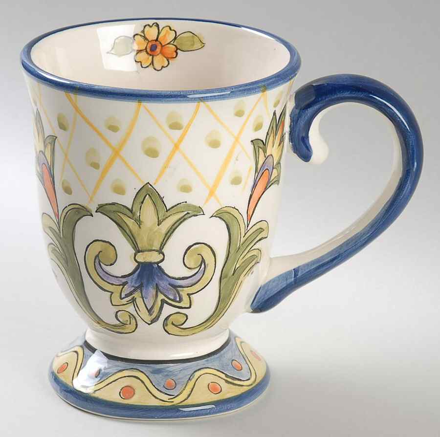 Green Talavera Mug by Maxcera Corp-1