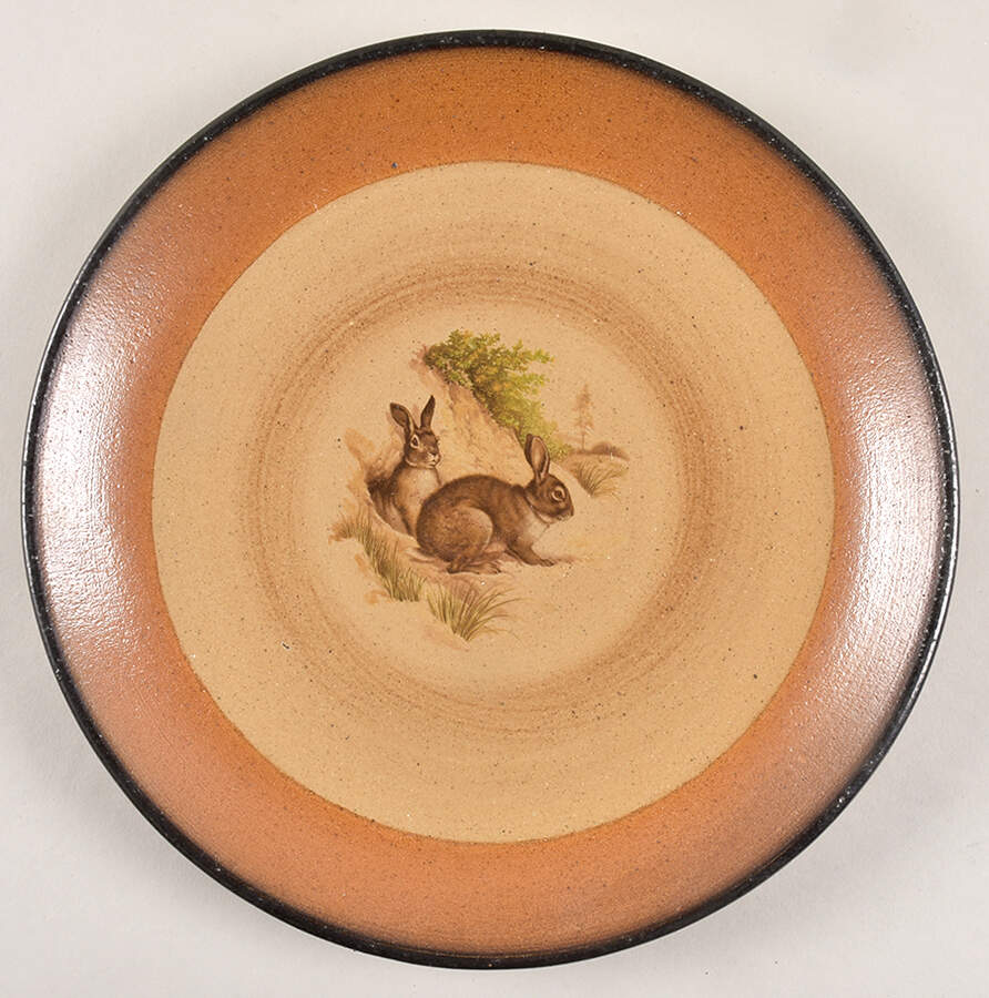 Rabbit Dinner Plate by Monroe Salt Works-1