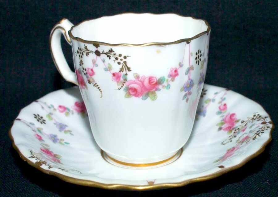 G7645 Footed Demitasse Cup & Saucer Set by Minton-1