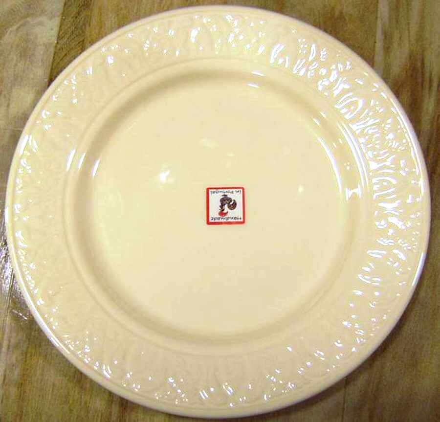 M2A5 Cream Dinner Plate by Matceramica-1