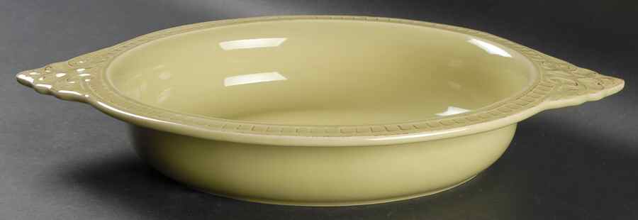 Venice Green 17" Oval Baker by Matceramica-1