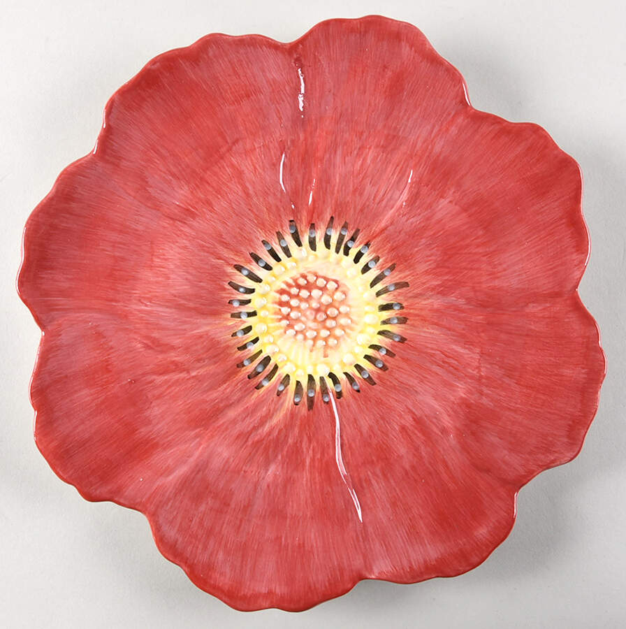 Flowers Dinner Plate by Maxcera Corp-1