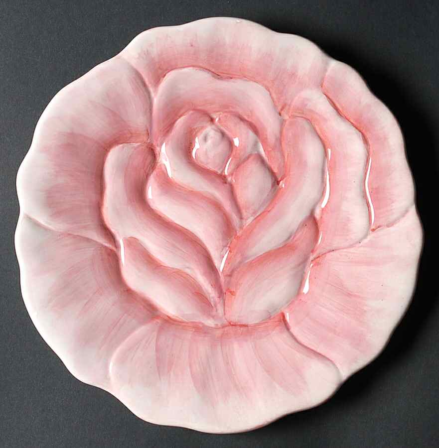 Flowers Salad Plate by Maxcera Corp-1