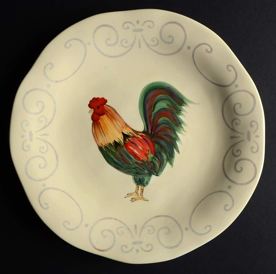 Brava Rooster Large Dinner Plate by Mikasa-1