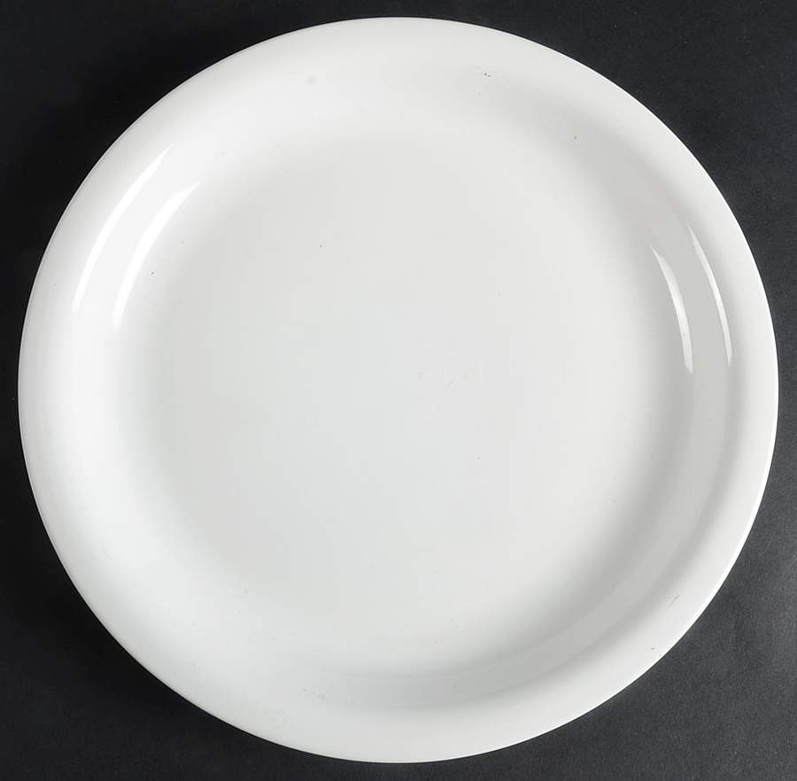 Stackables `White Dinner Plate by Mainstays-1
