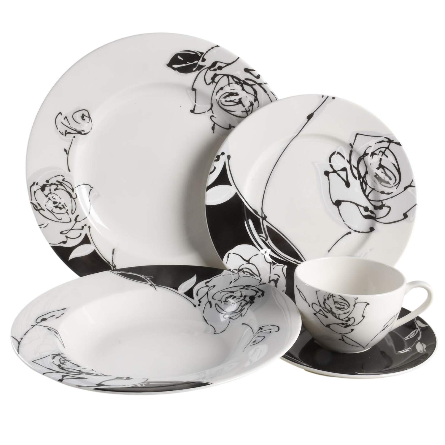 Urban Rose 5 Piece Place Setting by Mikasa-1