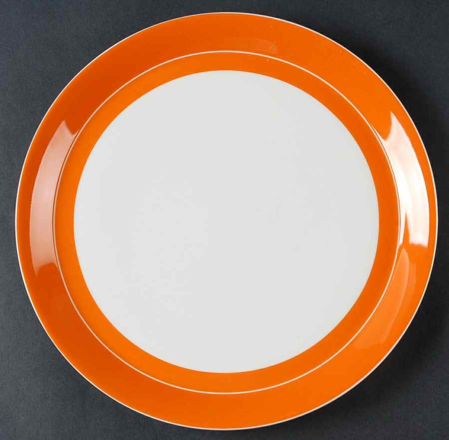 Circle Chic Orange Dinner Plate by Mikasa-1